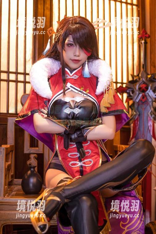 水淼aqua的图包挑战：谁能拒绝黑兽辉夜巫女的福利？